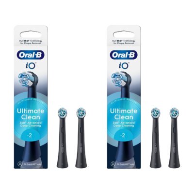 Końcówka szczoteczki ORAL-B IO Ultimate Clean Black (4 szt.)