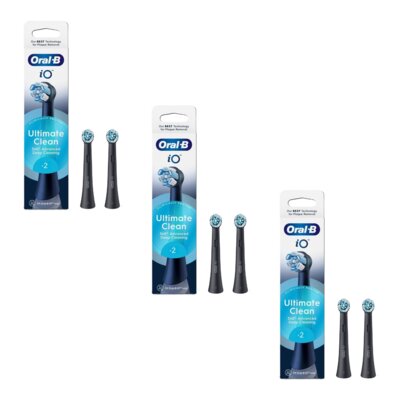 Końcówka szczoteczki ORAL-B IO Ultimate Clean Black (6 szt.)