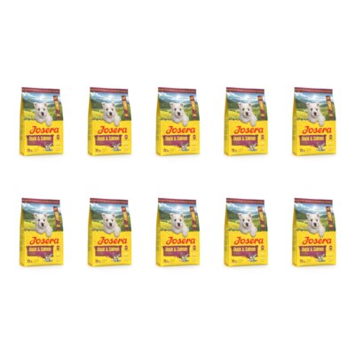 Karma dla psa JOSERA Mini Junior Duck & Salmon z kaczką i łososiem 10 x 900 g