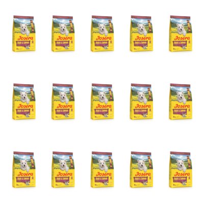 Karma dla psa JOSERA Mini Junior Duck & Salmon z kaczką i łososiem 15 x 900 g