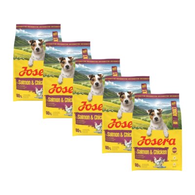 Karma dla psa JOSERA Mini Łosoś z kurczakiem 5 x 900 g