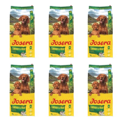 Karma dla psa JOSERA Mother & Puppy Łosoś z ryżem 6 x 3 kg