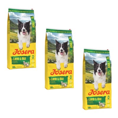 Karma dla psa JOSERA Jagnięcina z ryżem 3 x 3 kg
