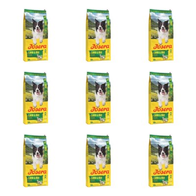Karma dla psa JOSERA Jagnięcina z ryżem 9 x 3 kg