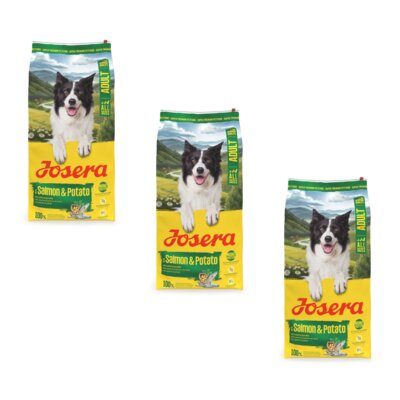 Karma dla psa JOSERA Adult Salmon & Potato 3 x 3 kg