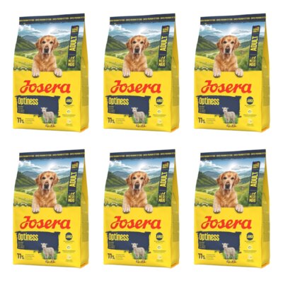 Karma dla psa JOSERA Optiness Jagnięcina z ryżem 6 x 3 kg