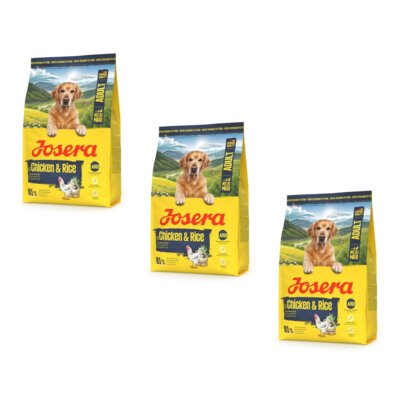 Karma dla psa JOSERA Adult Medi/Maxi Chicken & Rice z kurczakiem i ryżem 3 x 3 kg