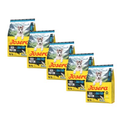 Karma dla psa JOSERA Junior High Protein Sea Fish z rybami morskimi 5 x 900 g