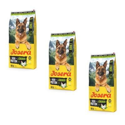 Karma dla psa JOSERA High Protein Adult Chicken 3 x 3 kg
