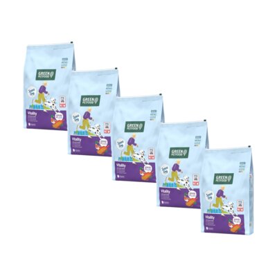 Karma dla psa GREEN PETFOOD Vitality with Insects & Duck z owadami i kaczką 5 x 900 g