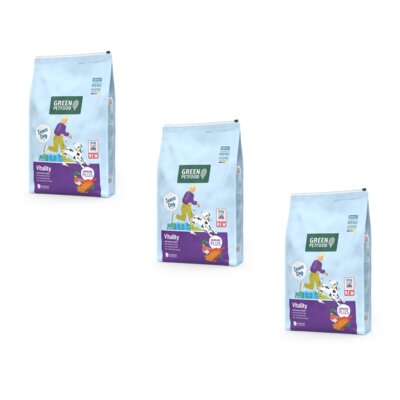 Karma dla psa GREEN PETFOOD Vitality with Insects & Duck z owadami i kaczką 3 x 3 kg