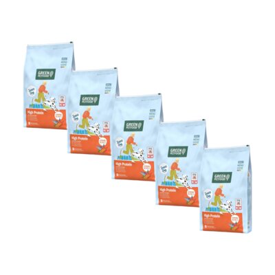 Karma dla psa GREEN PETFOOD High Protein with Insects & Salmon 5 x 900 g