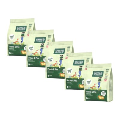 Karma dla psa GREEN PETFOOD VeggieDog z ziemniakami i groszkiem 5 x 900 g