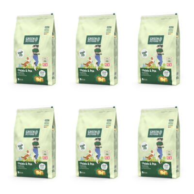 Karma dla psa ADULT GREEN Petfood With Potato & Pea 6 x 3 kg
