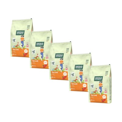 Karma dla psa GREEN PETFOOD with Red Lentil Adult z czerwoną soczewicą 5 x 900 g