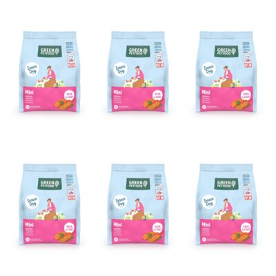 Karma dla psa GREEN PETFOOD Mini with insects 6 x 3 kg