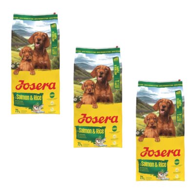 Karma dla psa JOSERA Mother & Puppy Łosoś z ryżem 3 x 12.5 kg