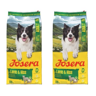 Karma dla psa JOSERA Jagnięcina z ryżem 2 x 12.5 kg