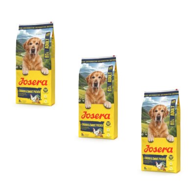 Karma dla psa JOSERA Chicken & Sweet Potato z kurczakiem i batatami 3 x 12.5 kg