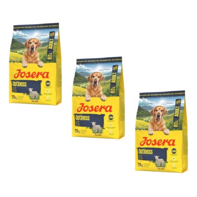 Karma dla psa JOSERA Optiness Jagnięcina z ryżem 3 x 12.5 kg