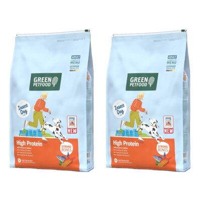 Karma dla psa GREEN PETFOOD High Protein with Insects & Salmon 2 x 7.5 kg