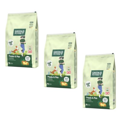 Karma dla psa GREEN PETFOOD VeggieDog z ziemniakami i groszkiem 3 x 10 kg