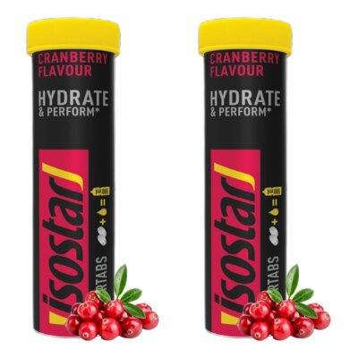 Izotonik ISOSTAR Hydrate & Perform Power Żurawinowy (20 tabletek)