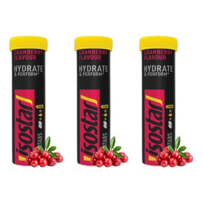 Izotonik ISOSTAR Hydrate & Perform Power Żurawinowy (30 tabletek)
