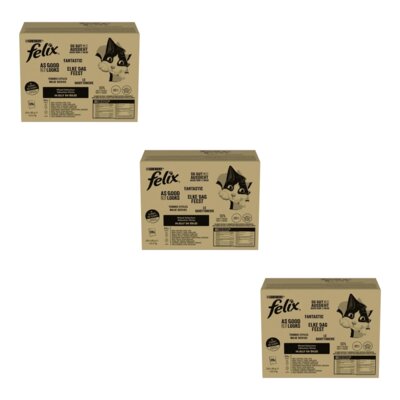 Karma dla kota FELIX Fantastic Duo Mix smaków (360 x 85 g)