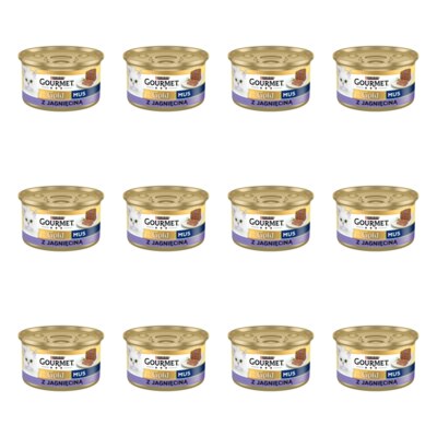 Karma dla kota GOURMET Gold Mus z jagnięciną 12 x 85 g