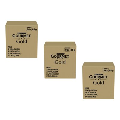 Karma dla kota GOURMET Gold Mus Mix smaków 288 x 85 g