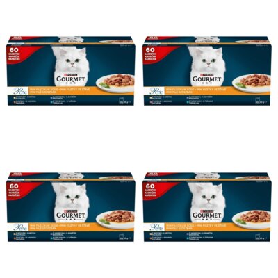 Karma dla kota GOURMET Perle Mix smaków w sosie 240 x 85 g