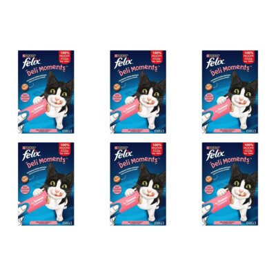 Przysmak dla kota FELIX Deli Moments Łosoś 24 x 10 g