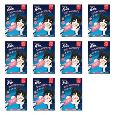 Przysmak dla kota FELIX Deli Moments Łosoś 44 x 10 g