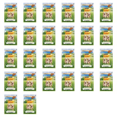 Karma dla psa FRISKIES Junior Kurczak z marchewką w sosie 26 x 85 g