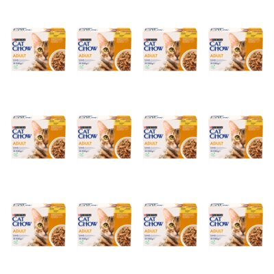 Karma dla kota CAT CHOW Adult Kurczak z cukinią 120 x 85 g