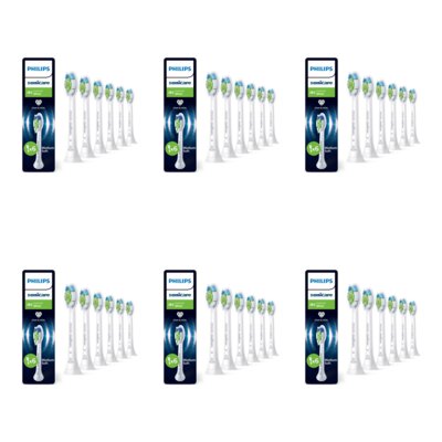 Oryginalne końcówki Philips Sonicare W2 HX6066/87 Średnio miękkie włókna (36 szt.) (Wybielające)