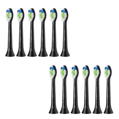 Oryginalne końcówki Philips Sonicare W2 HX6066/88 Średnio miękkie włókna (12 szt.) (Wybielające)