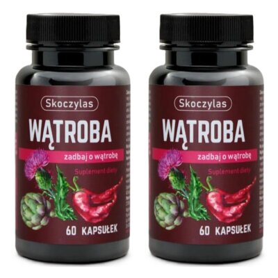 Suplement diety SKOCZYLAS Na wątrobę (2 x 60 kapsułek)