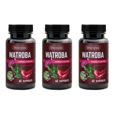 Suplement diety SKOCZYLAS Na wątrobę (3 x 60 kapsułek)