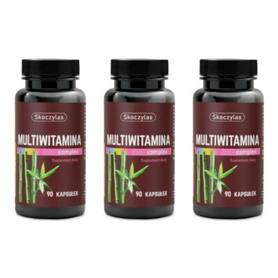 Kompleks witamin i minerałów SKOCZYLAS Multiwitamina complex (3 x 90 kapsułek)