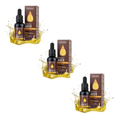 Kompleks witamin SKOCZYLAS ADEK w kroplach (3 x 30 ml)