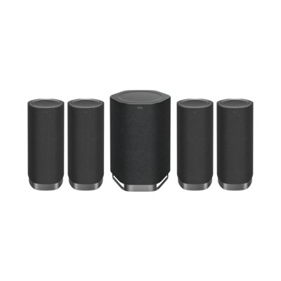 Zestaw Kina Domowego TCL Z100 Czarny (4 szt.)+Z100E SW Czarny (1 szt.) Wi-Fi, Bluetooth, Dolby Atmos, Bezprzewodowe połączenie z TV TCL