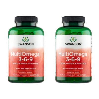 Kwasy Omega-3-6-9 SWANSON Multi Omega (2 x 120 kapsułek)