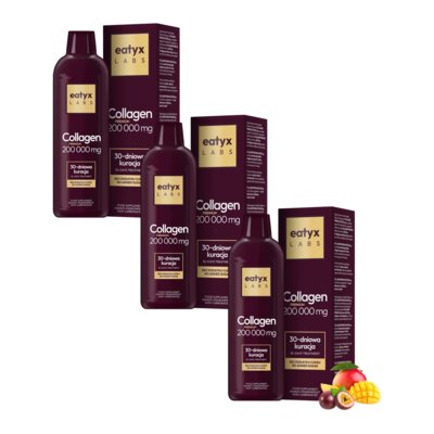 Kolagen EATYX Labs Premium 200000 mg Mango-marakuja (3 x 1000 ml)