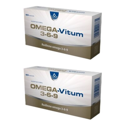 Kwasy Omega 3-6-9 OLEOFARM Omega-Vitum 3-6-9 (2 x 60 kapsułek)