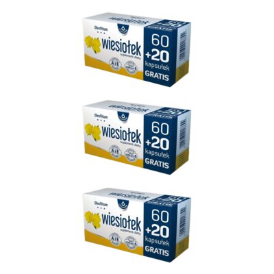 Suplement diety OLEOFARM Wiesiołek (3 x 80 kapsułek)
