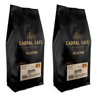 Kawa ziarnista CABRAL CAFE Selection Uganda 2 x 1 kg