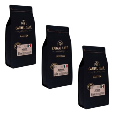 Kawa ziarnista CABRAL CAFE Selection Meksyk 3 x 1 kg