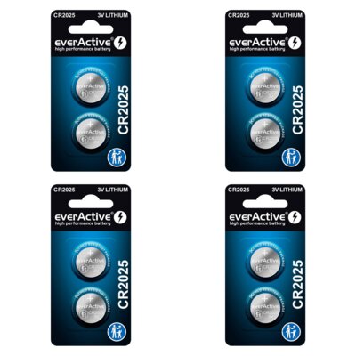 Baterie EVERACTIVE CR2025 (8 szt.)
